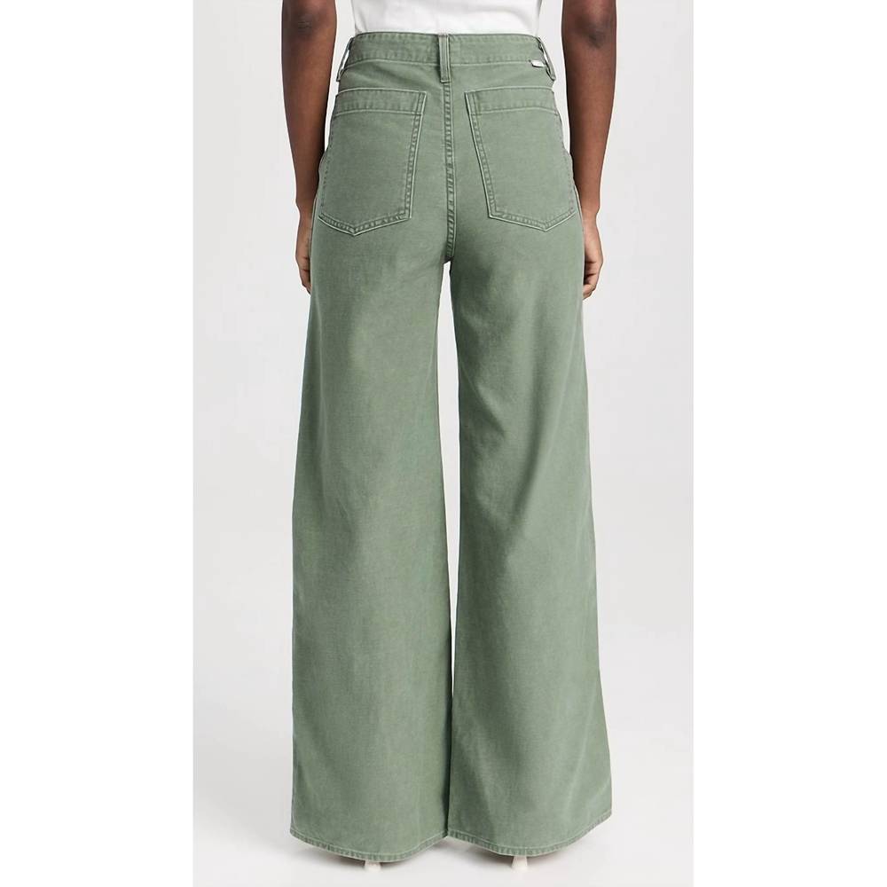 NEW MOTHER women's major sneak roller jeans in roger that - Picture 3 of 5